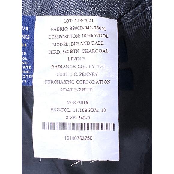 Stafford Separate Super 100s Wool Suit Jacket Executive 54 Blong Career Office - Picture 8 of 9